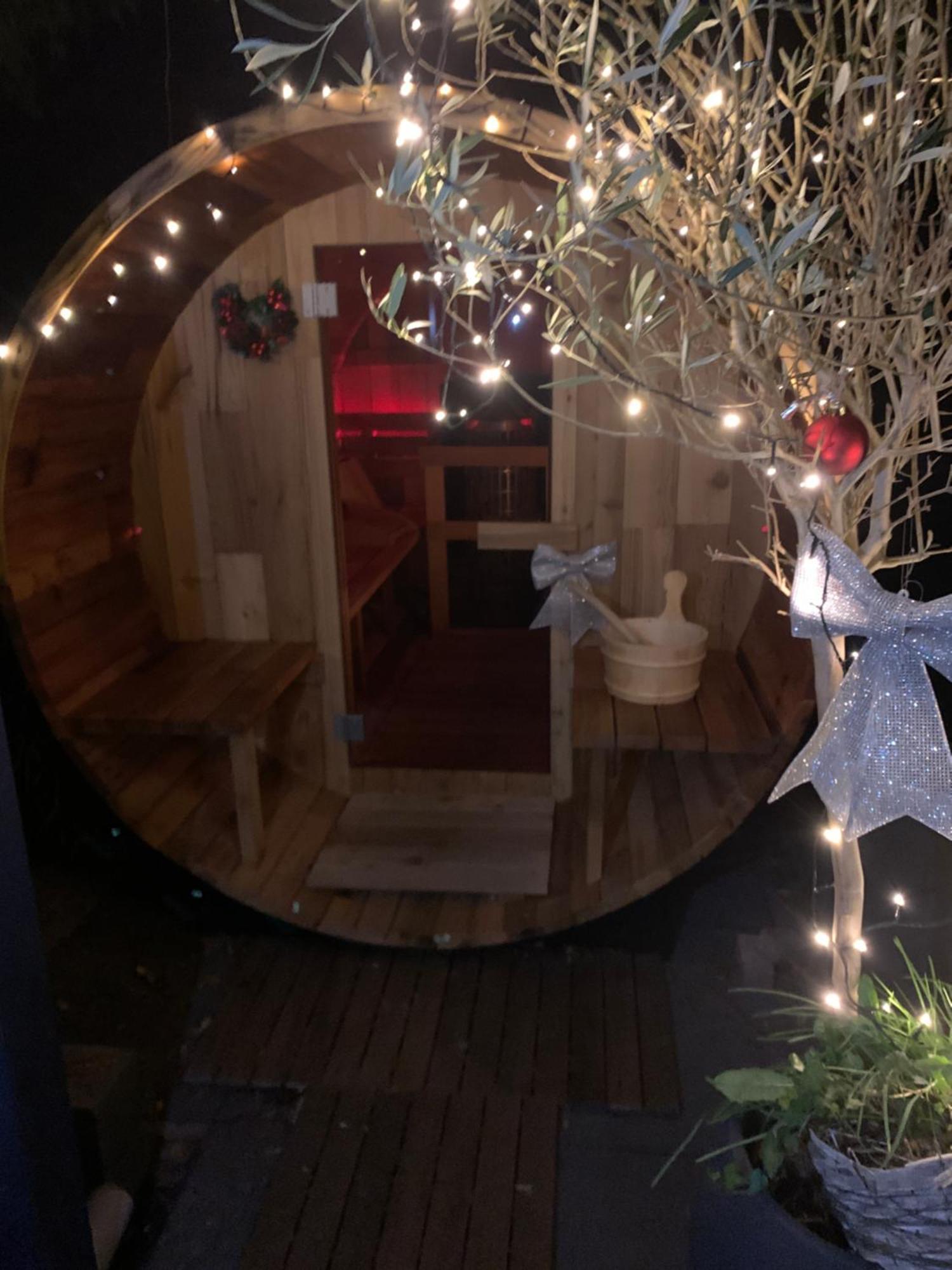 Romantisch Wellness Appartement Met Prive Hottub Sauna Gamesroom Den Ham Esterno foto